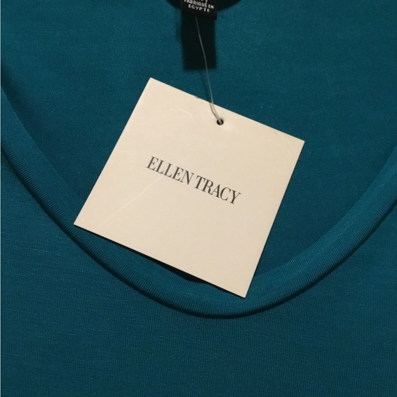 🆕Designer /Ellen Tracy / New /Women’s / Young Women’s / Cuffed Sleeve / T-Shirt - Picture 1 of 11